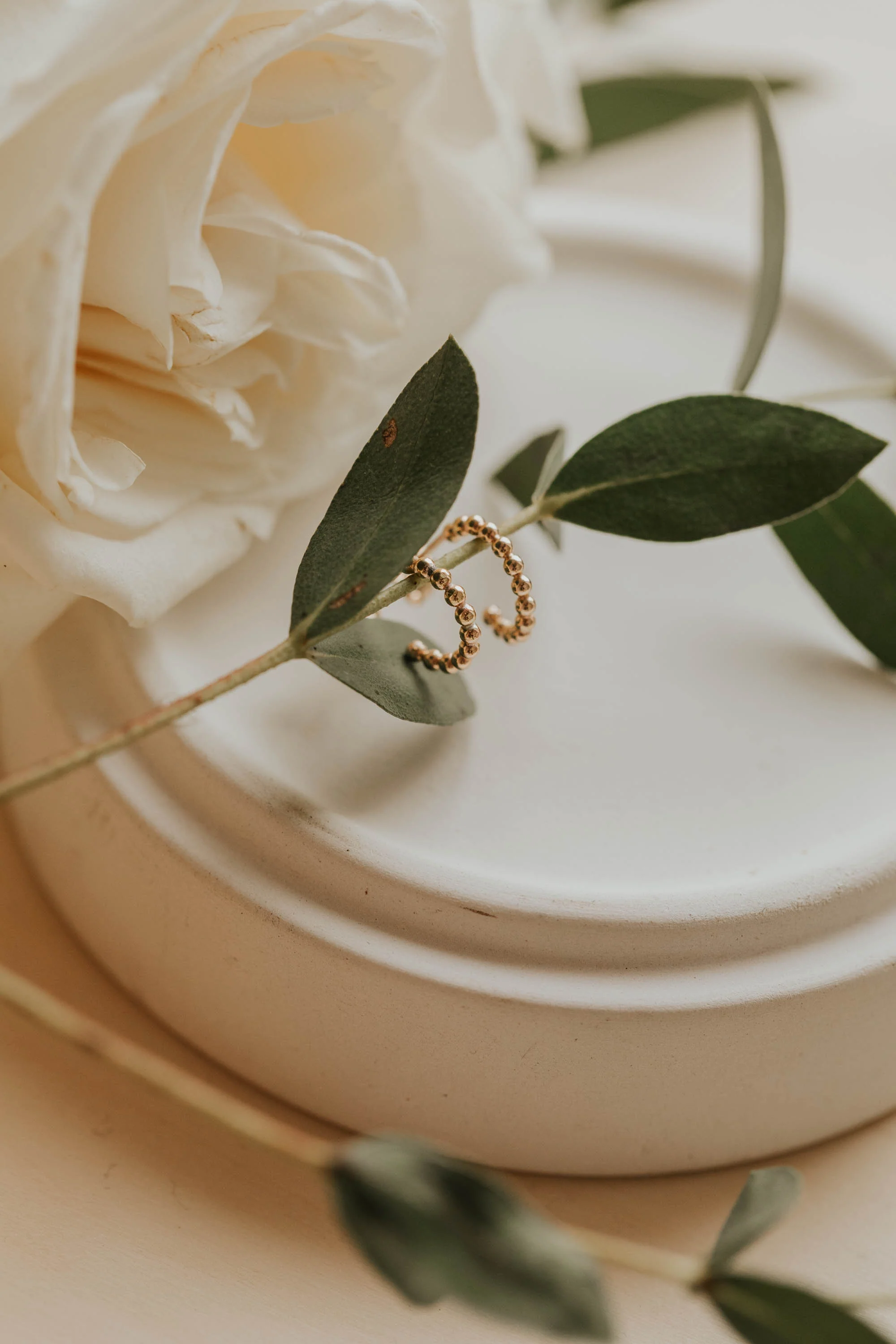 Beaded Huggie Hoops - Image 7