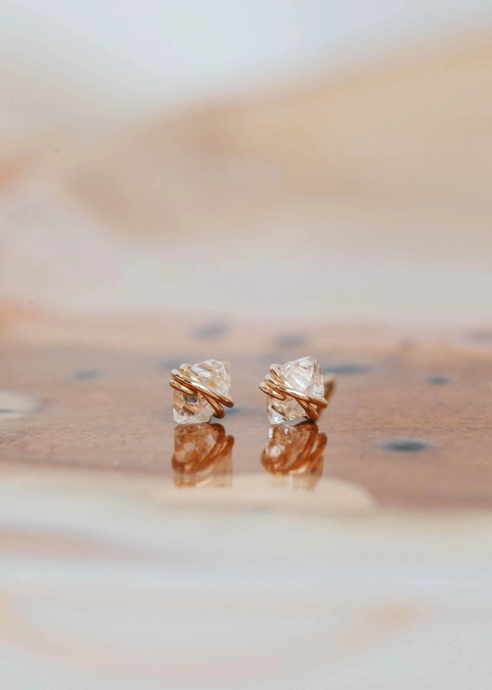Herkimer Diamond Studs - Image 5