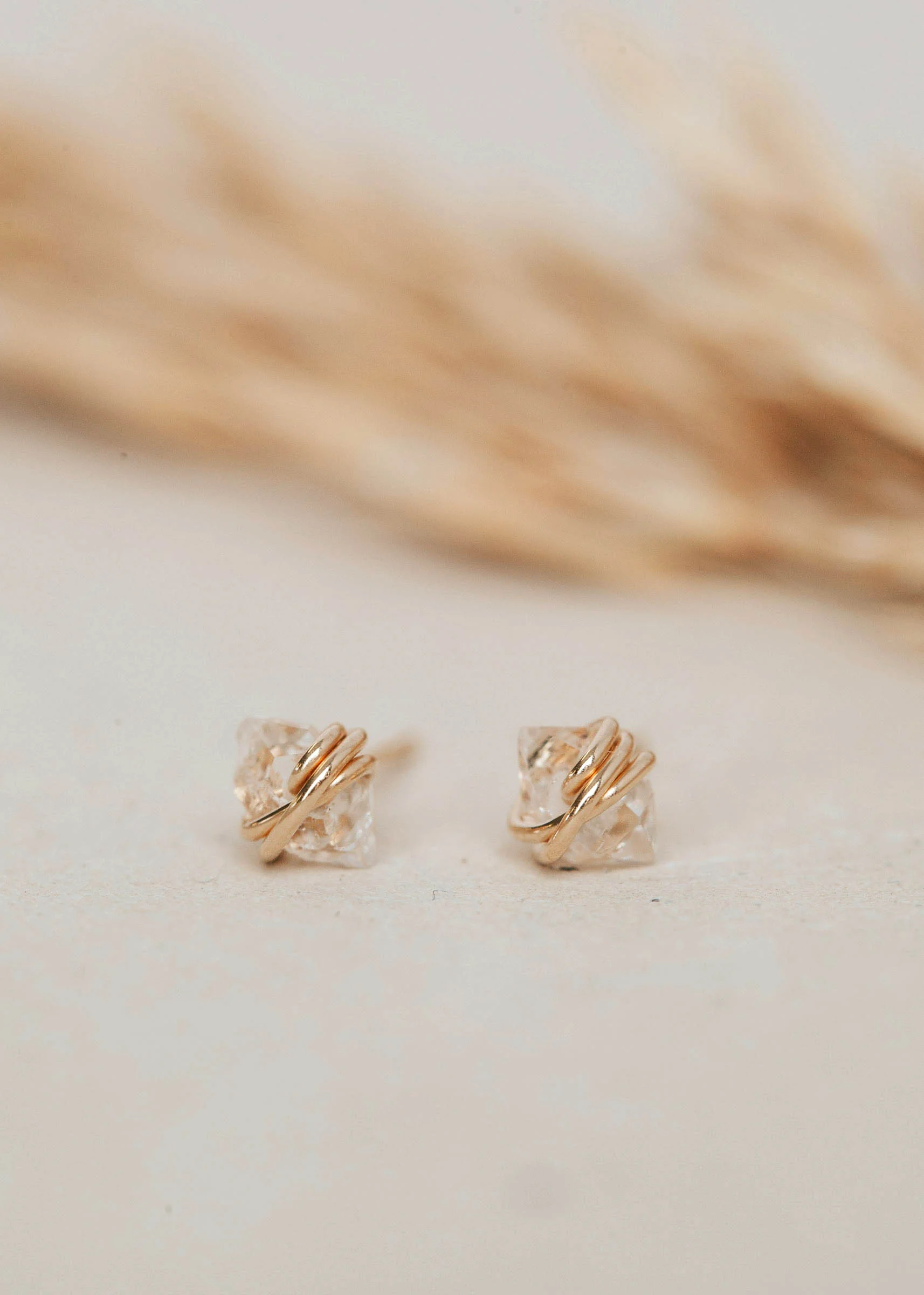 Herkimer Diamond Studs - Image 6