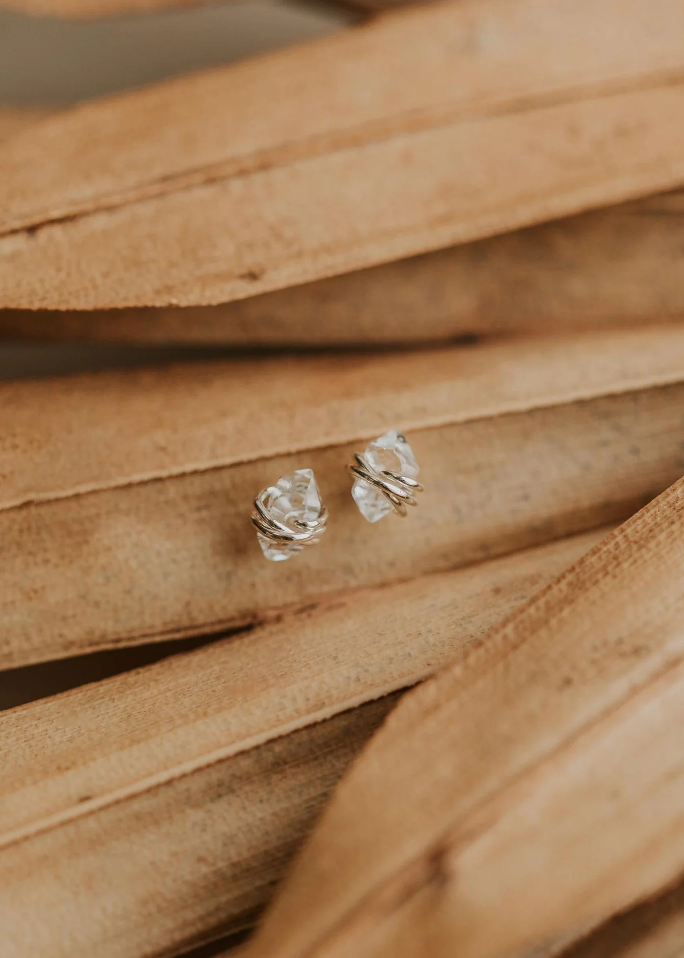 Herkimer Diamond Studs - Image 7