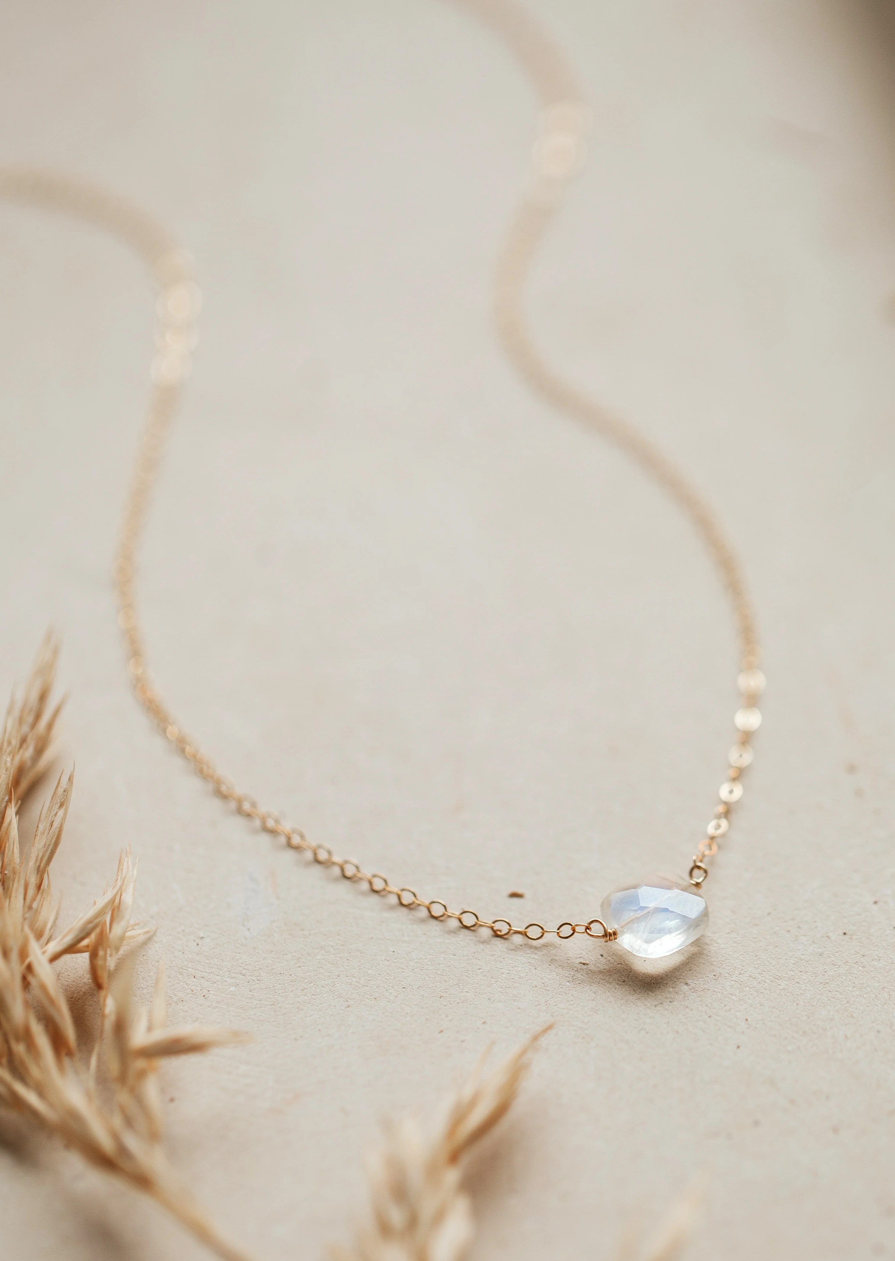 Moonstone Cushion Necklace - Image 7